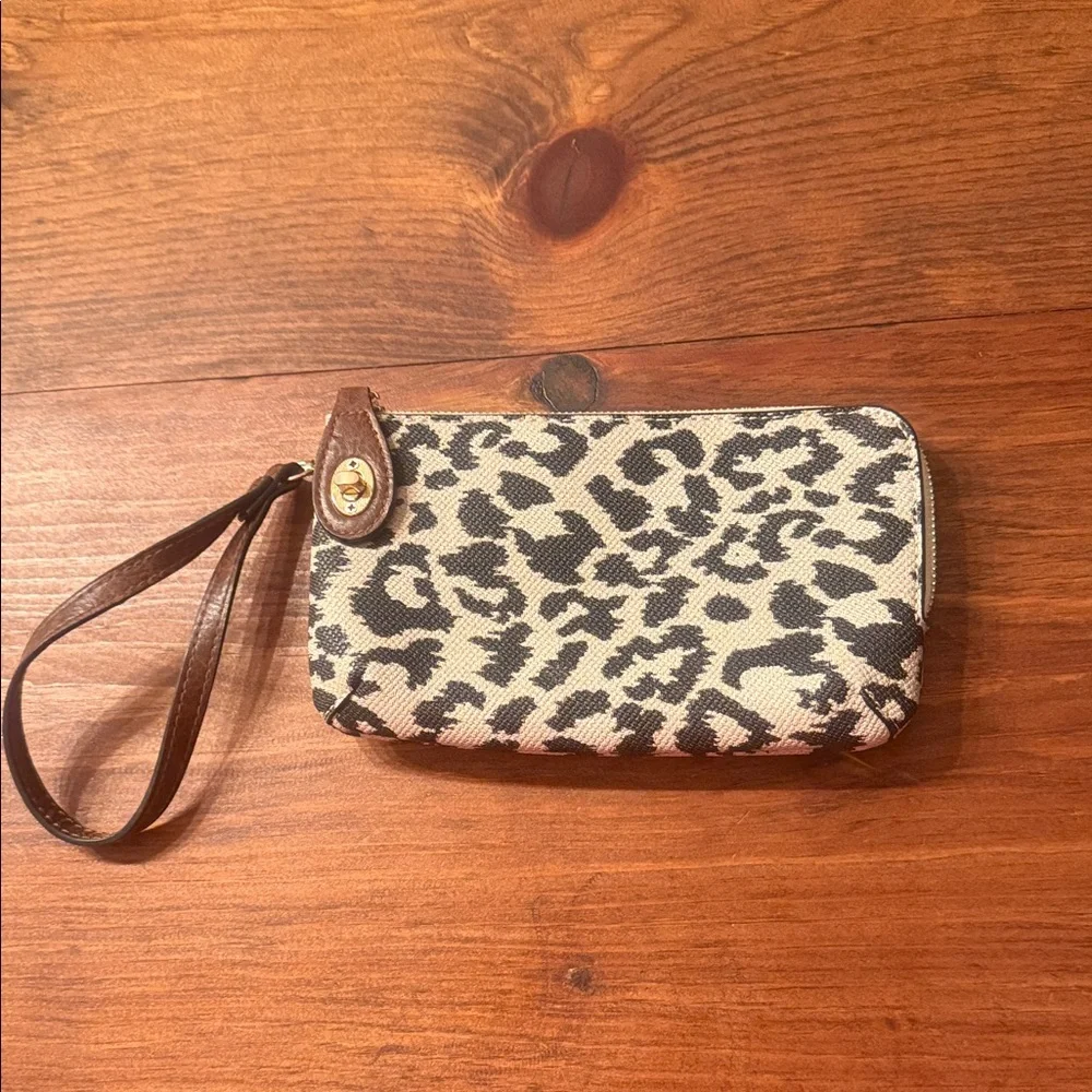 Leopard Print Key & Card Holder